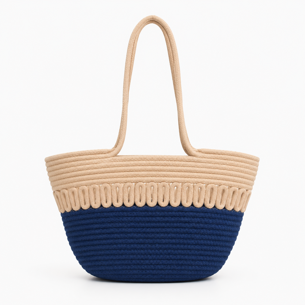 MarinaBloom Straw Beach Tote