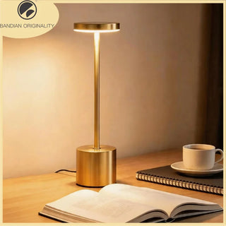 Lampe de Chevet Tactile AIRA — sans fil rechargeable, ambiance intérieur minimaliste