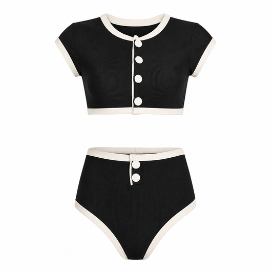 Solara High Waist Bikini Set